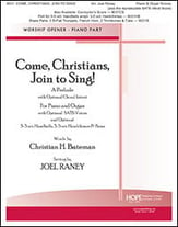 Come, Christians, Join to Sing Instrumental Parts choral sheet music cover